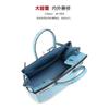 Commercio estero nuova borsa in pelle atmosferica platino borsa a mano con motivo a spina di coccodrillo borsa a spalla singola crossbody alla moda borsa grande da donna