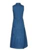 Women's European & American Sleeveless Denim Dress - Spring/Summer Fashion, Slimming, Single-Breasted