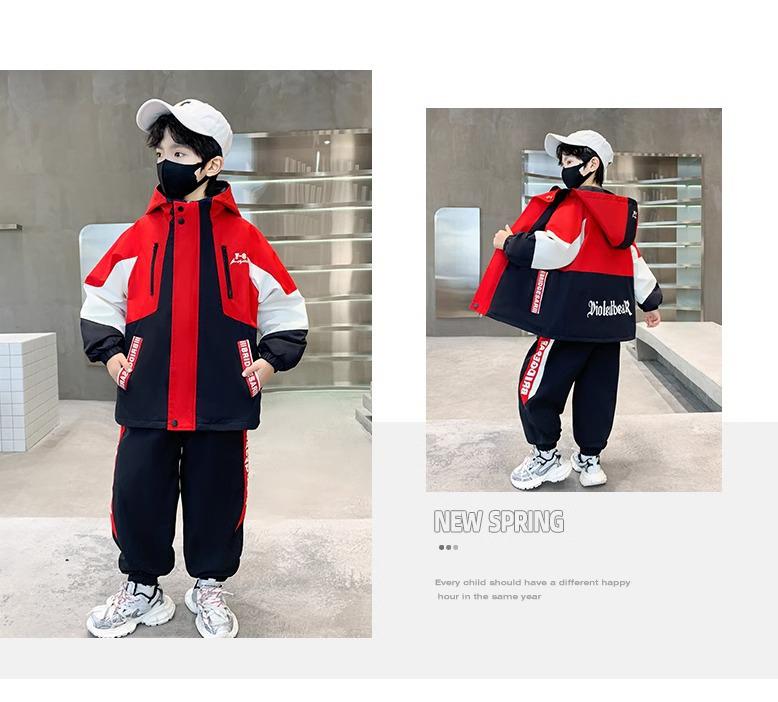 Boys' Trendy Cool Set - 2025 Spring and Autumn Sportswear for Big Kids
