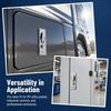 Brushed Flat Lock with Key Distribution Cabinet Door Lock Metering Lock  Distribution Box
