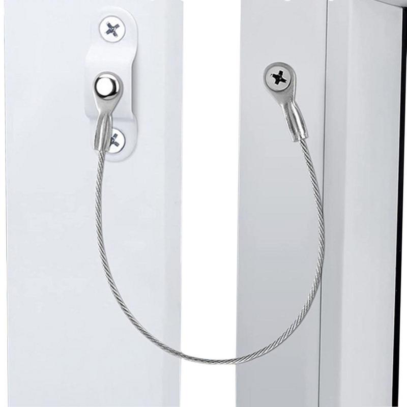 Cabinet Door Limiter Stainless Steel Door Connection Limiter Sturdy Door Restraint Accessories for Kitchen Wardrobe Bathroom
