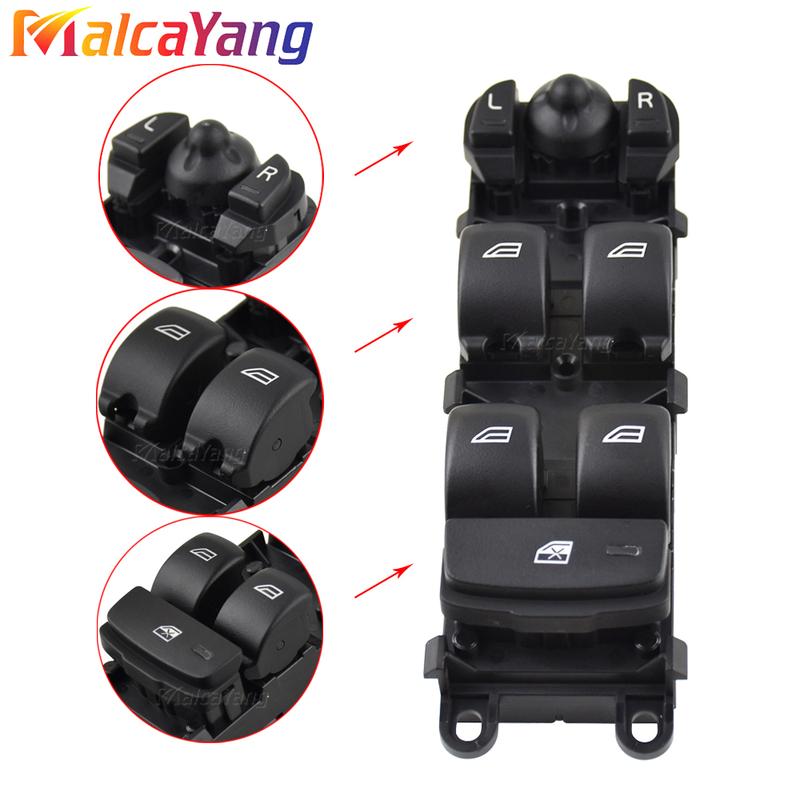 New Driver Side Electric Power Master Window Switch Button For Land Rover Range Rover Sport LR2 LR4 AH22-14540-AC AH22-14717-AB