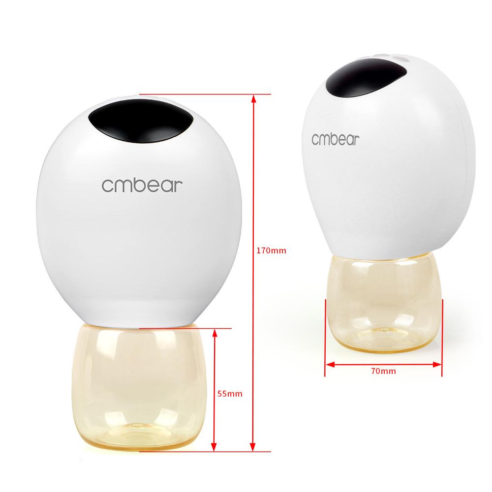 Cmbear ZRX-0205 Pompă de sân portabilă pentru alăptare Pompă electrică portabilă pentru sân Mâini libere 3
