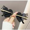 Novelty Flame Sunglasses For Shows And Daily Wear Punk Costume Accessories Masquerades Party Decoration