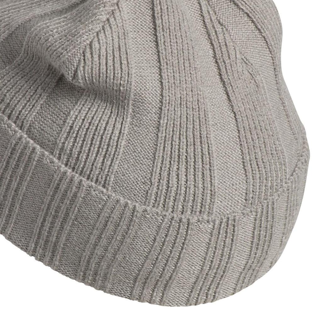 Adidas Golf Logo Beanie In Putty Beige Men's Fleece-Lined