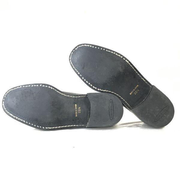 90er Vintage Made in Japan/MEN'S CLUB/Leder Budapester Goodyear Welt Schuhe/25.5/Schwarz/SCHWARZ/Business Schnürschuhe(GEBRAUCHT)