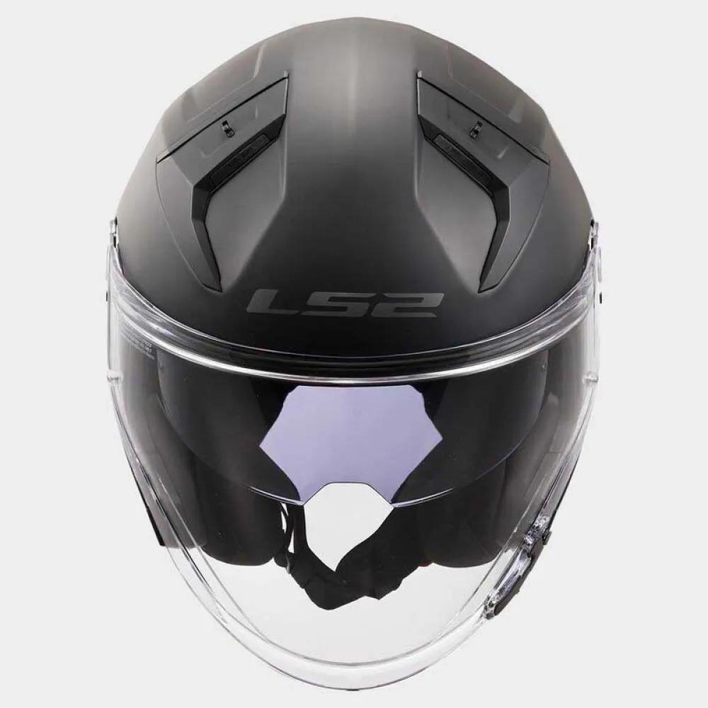 LS2 Open Face Helmet OF603 Infinity II With Intercom 4X UCS