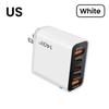 140W GaN Multi-Port Charger: Type-C Plug Adapter with US/EU/UK Standard, PD Fast Charging
