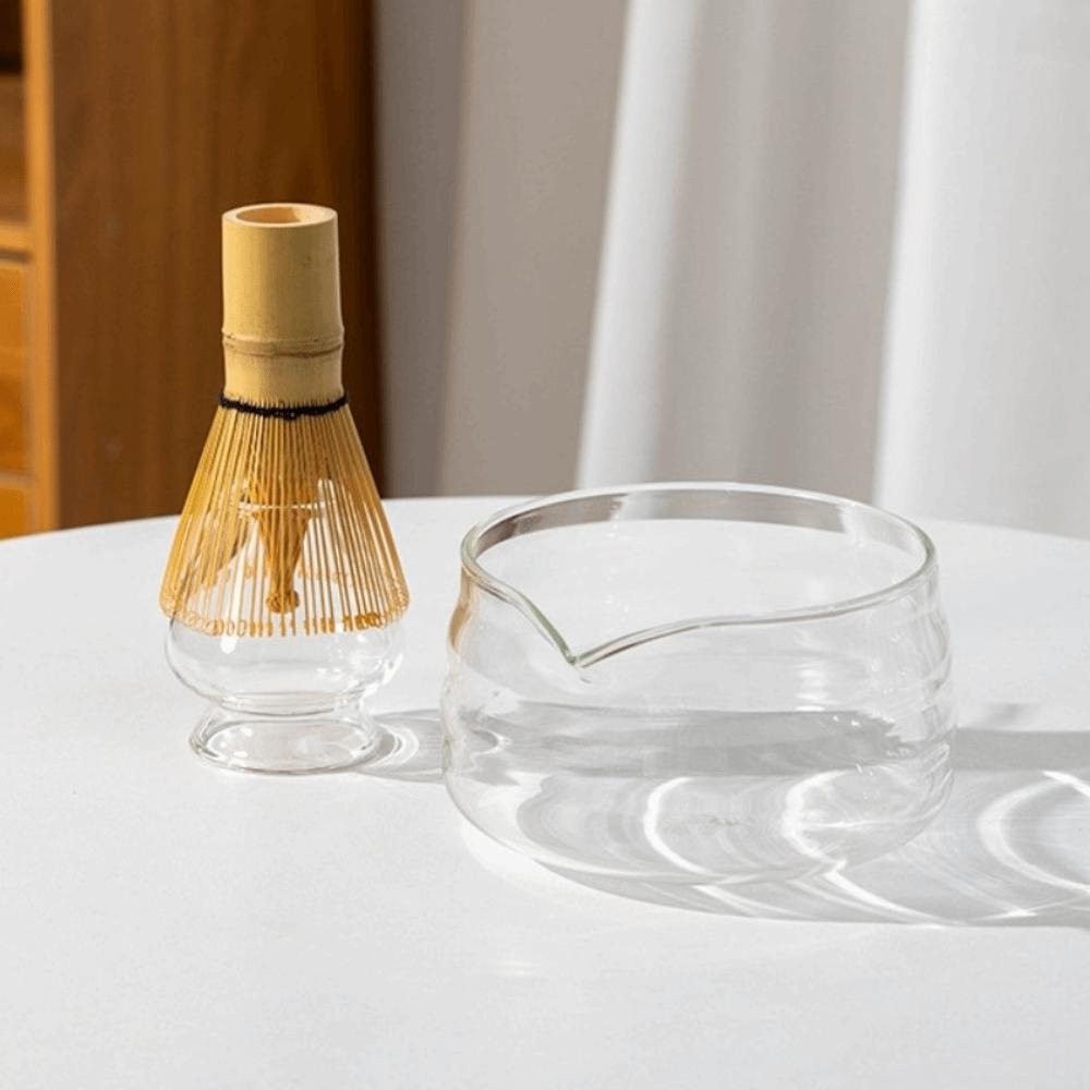 Smooth Matcha Making Kit with Pouring Spout Japanese Tea Set New Matcha Whisk Set  Tea Lovers