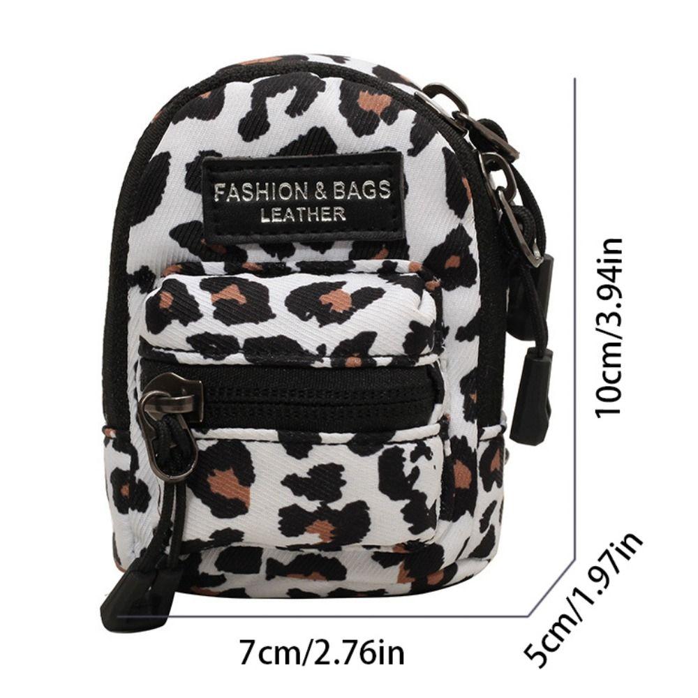 Med snodd Pengapåse Väska Myntpåse Väskaccessoarer Leopardmönster Myntpåse Plånbok Utomhus