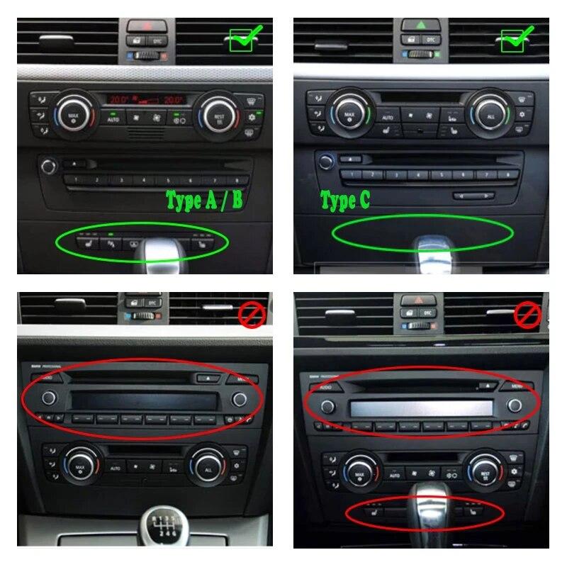 Real Carbon Fiber Car Styling Interior Center Control CD Panel Rahmen Abdeckung Trim Für BMW 3 Serie E90 E92 E93 2005 - 2011 2012