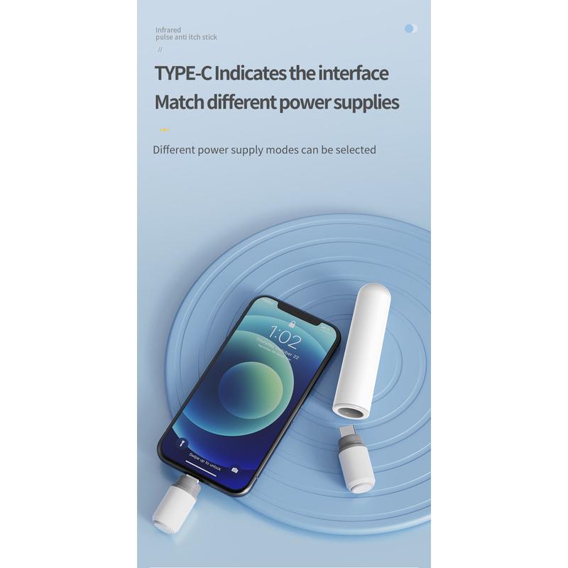 Portable Rechargeable Bug Bite Soothing Device for Adults & Kids, Outdoor Physical Insect Bite Relief Tool