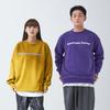 APOSTROPHE COMMA Basic Full Name Logo Sweatshirt (Purple/White)