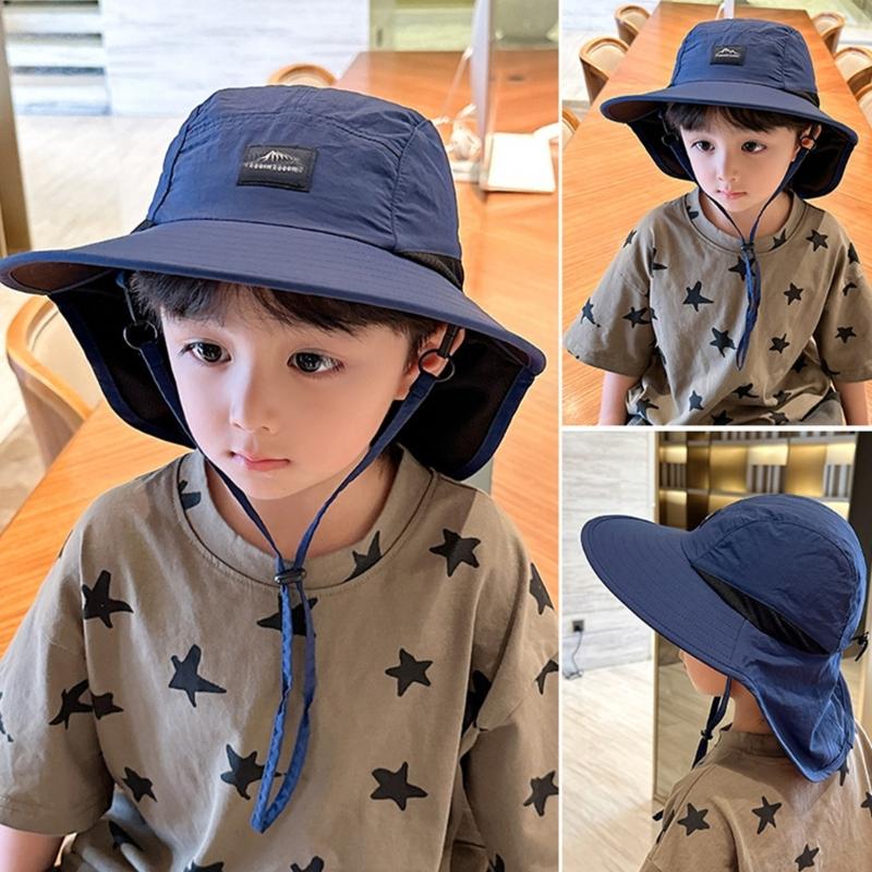 Übergroßer Sonnenhut, faltbarer Sonnenschutz, atmungsaktiver Multifunktionshut für aktive Kinder