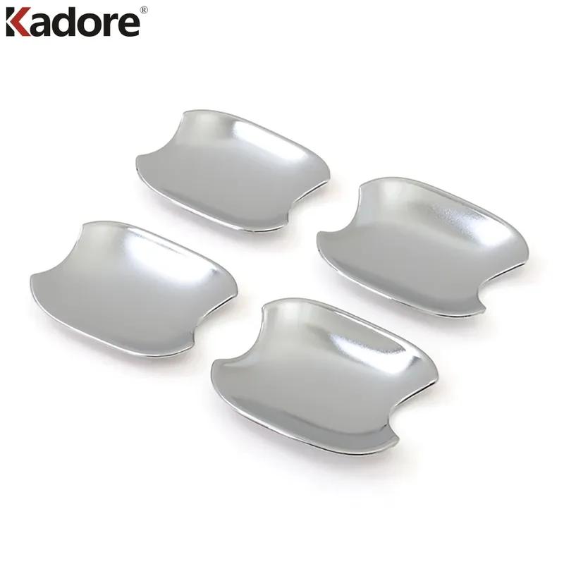 Side Door Handle Bowl Cover Trim For Volvo XC60 XC 60 2018   Chrome Car Exterior Door Handles Cup Overlay Accessories