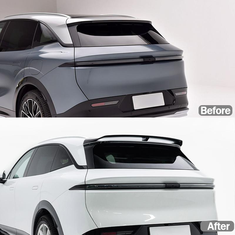 Für ZEEKR 7X 2025+ Dachspoiler Sportstil Heckflügel ABS-Material Bodykit Schwarz Außen-Upgrade Autozubehör