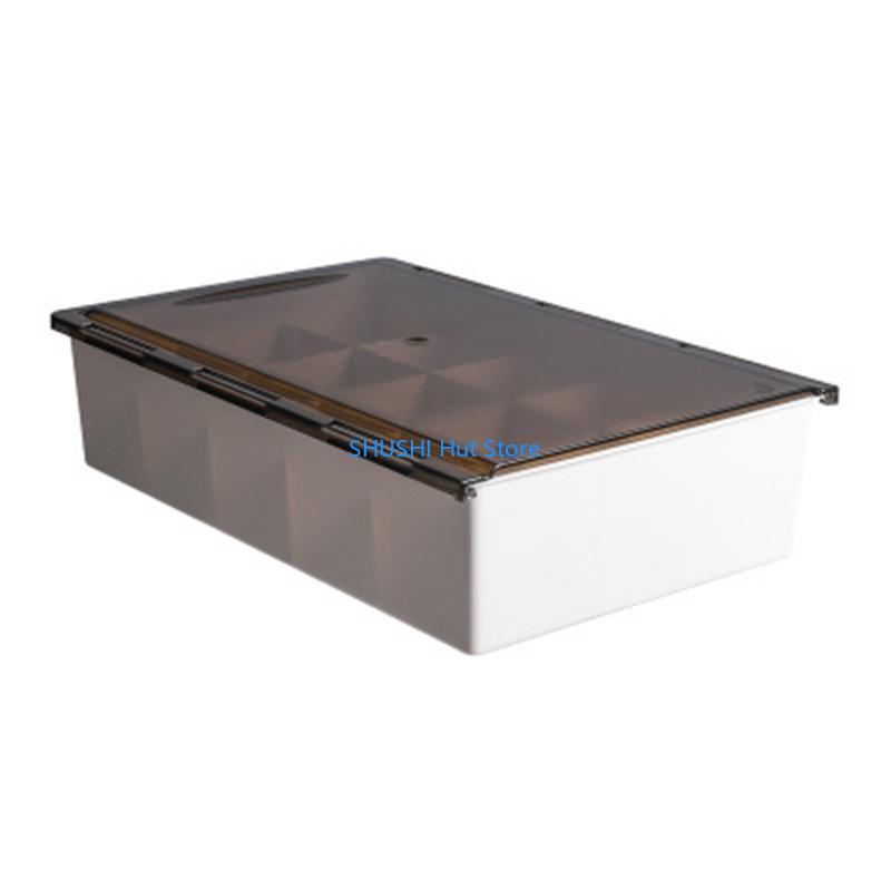 

Socks Underwear Storage Box Drawer for Home Bedroom Dormitory Organizers D57B коричневый