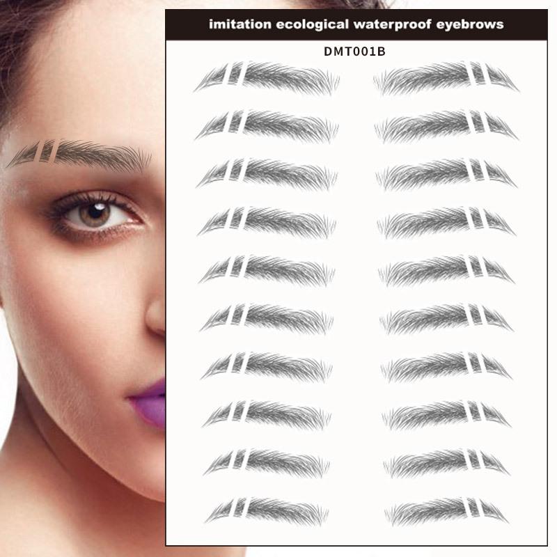Eyebrow Sticker 6D Simulated Eyebrow Sticker Ecological Bionic Eyebrow Lazy Eyebrow Sticker Template Eyebrow Sticker Eyebrow Tattoo Sticker