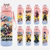 Anime Demon Slayer Bedrukte Karakter Kleurrijke Waterbeker Demonenjagers Grote Capaciteit Buiten Drinkfles Jongen Meisje Cadeau