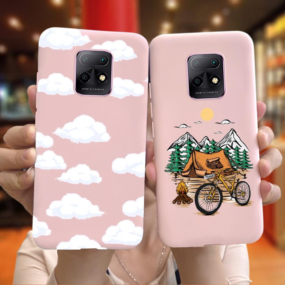 For Xiaomi Redmi 10X 5G 4G Case Cover Redmi 10X Pro Phone Cases Silicone Cute TPU Bumper For Xiaomi Redmi10X 10 X Pro Fundas