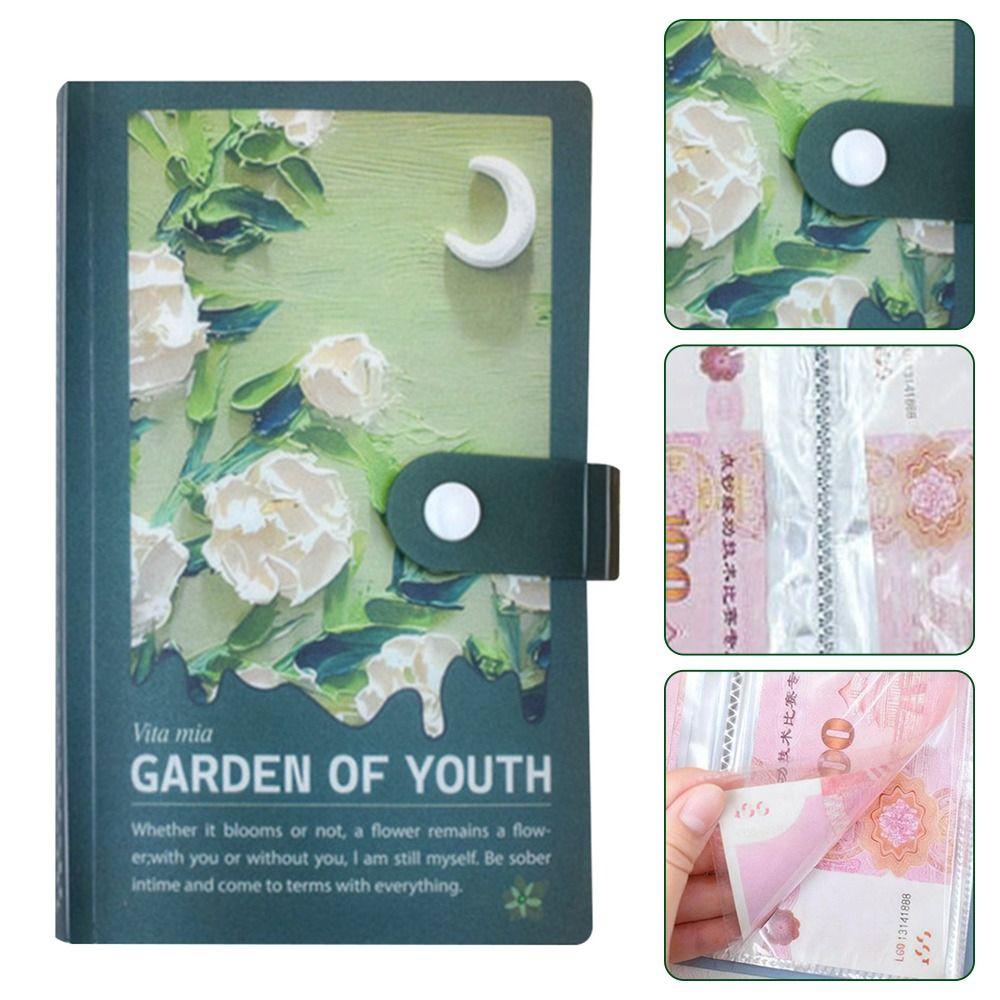 PP Money Collection Book Flowers Savings Challenges Book  Couples