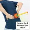 1PCS  Coarse Cloth Ai Cao Meridian Massage Hammer Persimmon-Shaped Handheld Tool For Full Body Therapy Neck, Shoulder