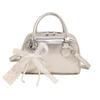 New Women's Bowling Bag One Shoulder Crossbody Bag Portable Toast Bag Fashion Large Capacity Pillow Bag