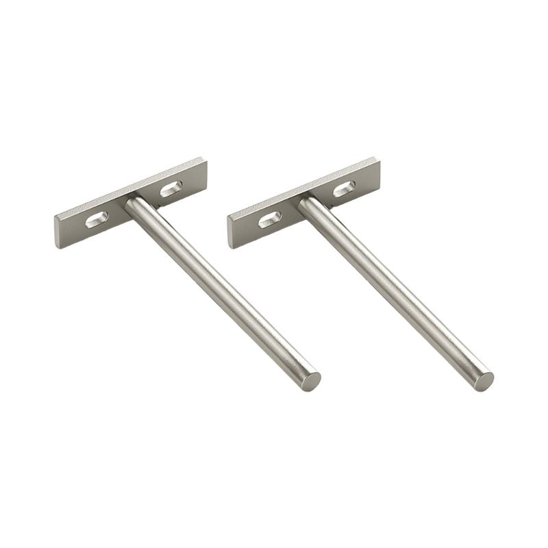 2Pcs Heavy Duty Shelf Brackets Adjustable Floating Shelf Bracket Easy Installation Metal Brackets Wall Shelf Support