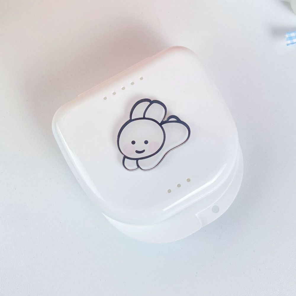 

Perforated Denture Case Multifunction Braces Storage Box Invisible Retainer Case Oral Care 05