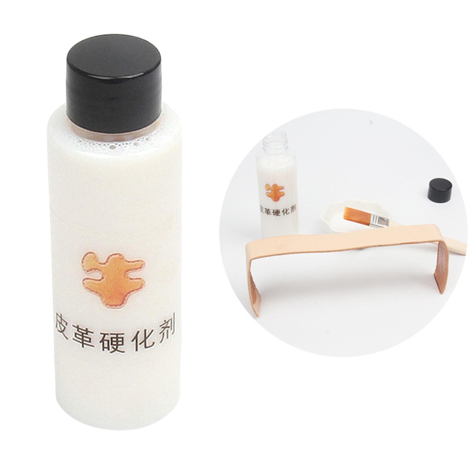 

Leather Hardener Hem Shaper Fast Dry Craft Paste Fix Leathercraft Adhesive 100ml Leatherwork Fabric Stiffener Applicator Glue белый