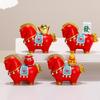 Creative Transfer Zodiac Horse Back Lucky Bag Ingot Can Be Rotated Home Decoration Office Desktop Decoration