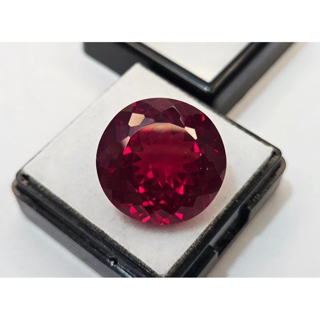 22-23 Ct Red Color Ruby Mozambique Round Cut Fabulous Certified Loose Gemstone