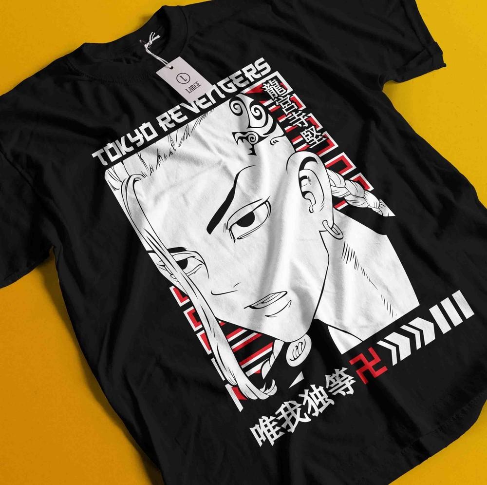 

Футболка Tokyo Revengers Футболка Мандзиро Сано Футболка Такэмичи Ханагаки Футболка Кен Хаккай S