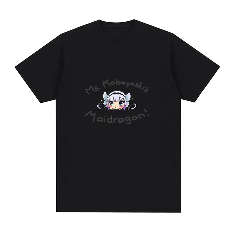 Miss Kobayashi Dragon Maid Kawaii Maidservant Tohru Funny Anime T Shirt Men Women Cotton Casual T Shirt O-Neck EU Size Tees
