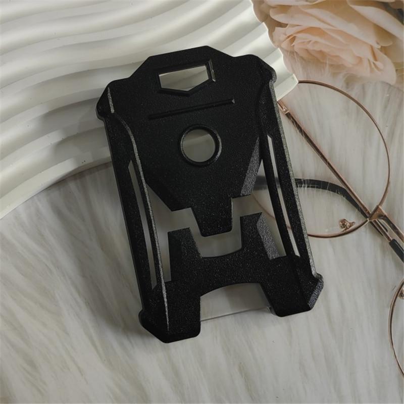 Outdoor Mountaineering Retractable Keychain Clip with Easy-Pull Buckle and Wire Rope Badge Holder