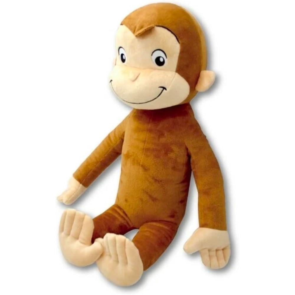 

Curious George Plush Toy Large Size 50cm Cute Character Doll Gift for Kids