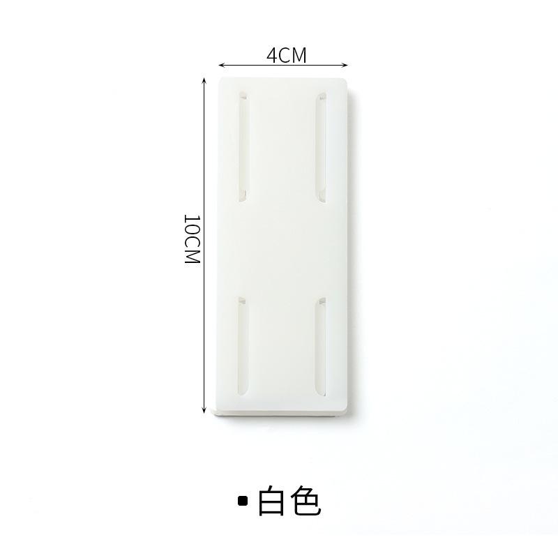 Plug Fixer Wall Sticker Wall Hanging Storage Non-Marking Power Strip Non-Punching Plug-In Board Socket Hanging Wall Paste Type
