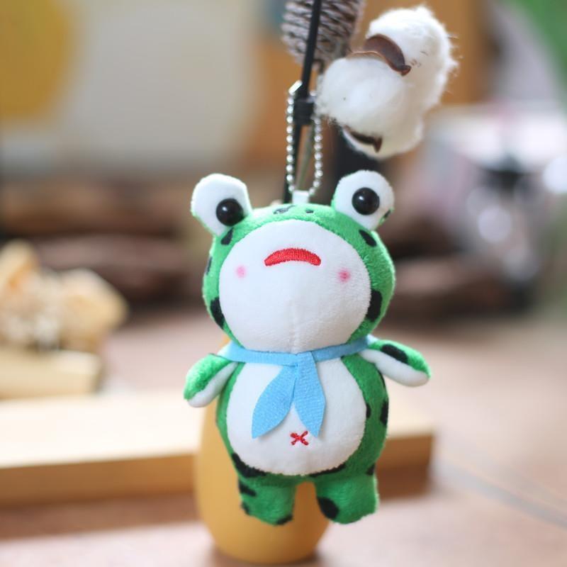 Cute Little Frog Keychain Cartoon Kids Backpack Hanging Ornament Gift Birthday