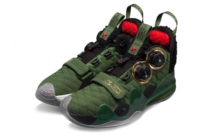 Li Ning Way Of Wade 8 Screwdriver, Lei Feng Leather Cushioning Slip Resistant Abrasion Resistant Mid top ABEP001-8