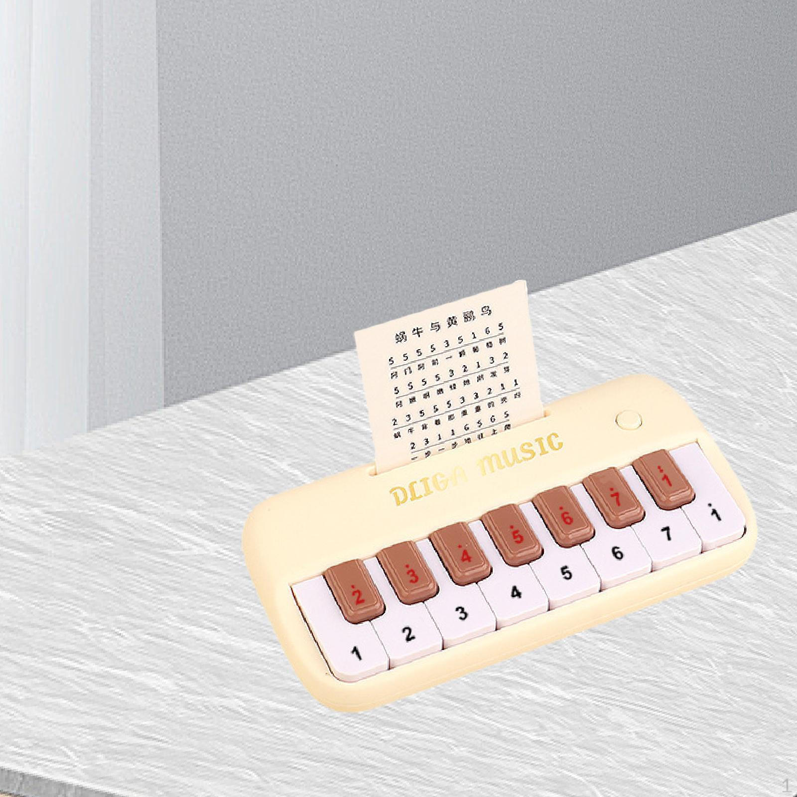 

Детское пианино, электронная клавиатура, детское карманное пианино, легкий звуковой мюзикл для детей бежевый