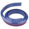 1.5mCelsius4.9ft Carbon   Soft Rubber Car Rear Roof   Spoiler Wing Lip Sticker Red
