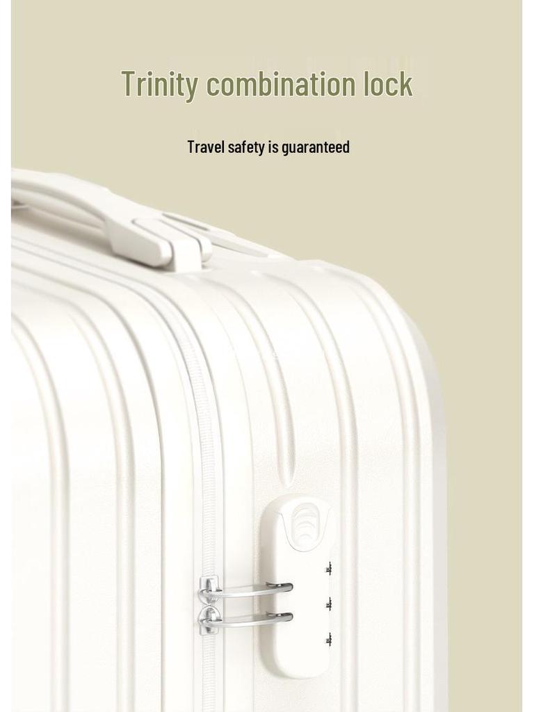 20-Inch Leather Suitcase Trolley - Durable Carry-On Luggage for Men & Women, 24-28 Inch Available