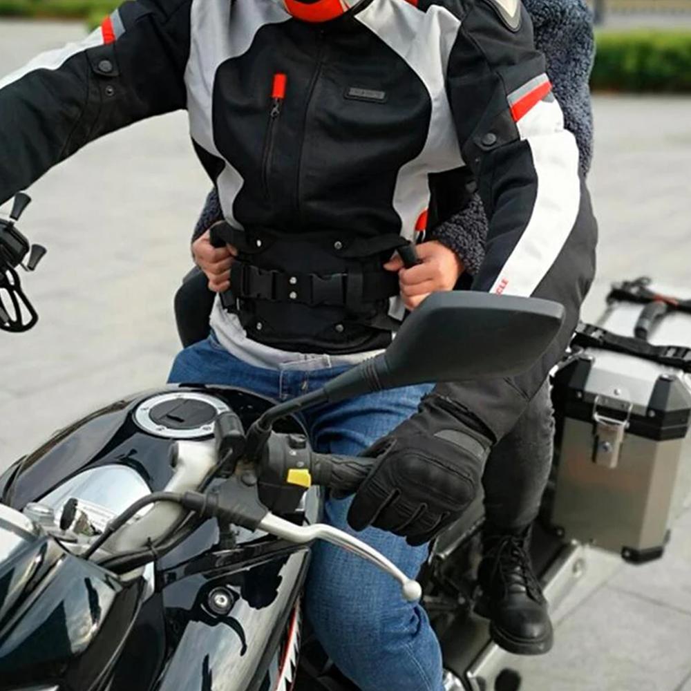Grab Handle Non-Slip Adjustable Universal Motorcycle Rear Seat Safety Belt Back Seat Passenger Grip Safety Armrest