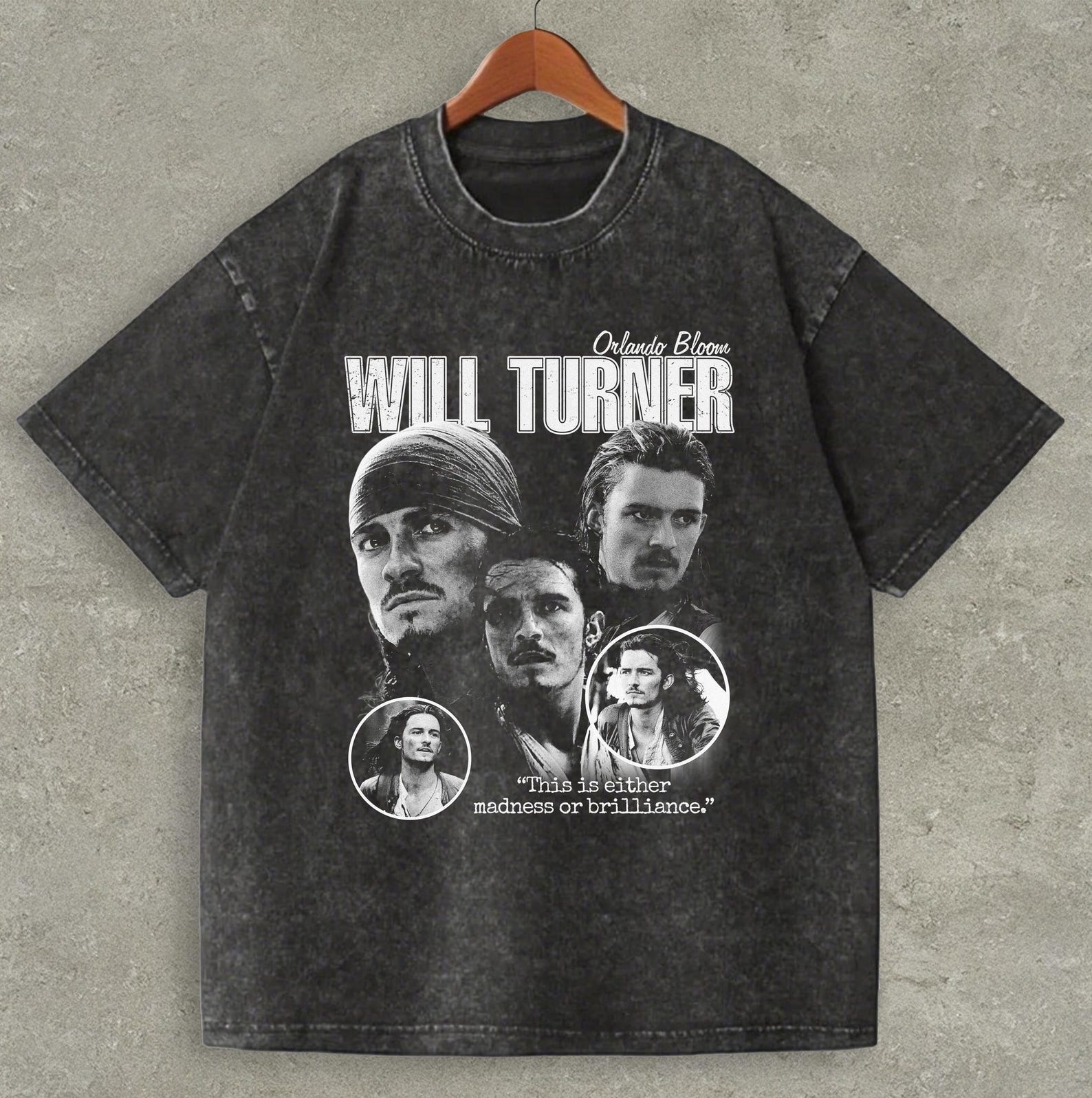 Will Turner T-Shirt, Pirates Of The Caribbean Graphic Tee, Disney Pirates Matching Tee M