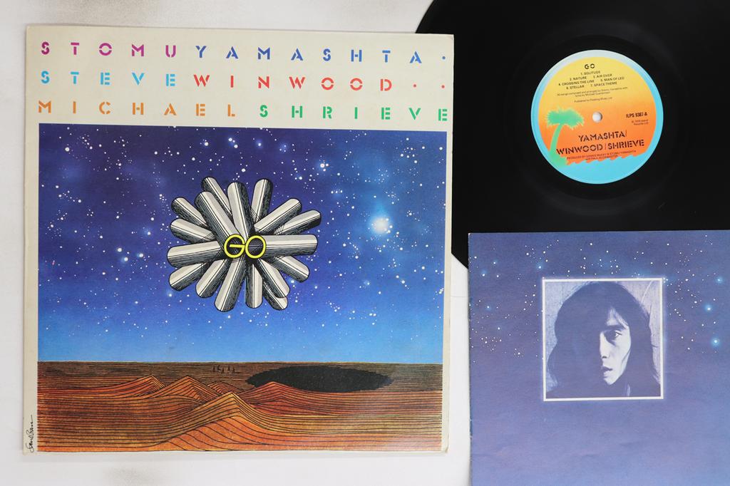 LP Record STOMU YAMASHTA, STEVE WINWOOD, MICH - Go ILPS9387 ISLAND 1976 UK Rock Used