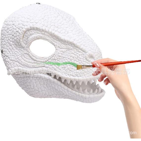 Halloween Dinosaurier Maske mit beweglichem Mund Weihnachten Niedliche Tier Tyrannosaurus Rex Dinosaurier Maske