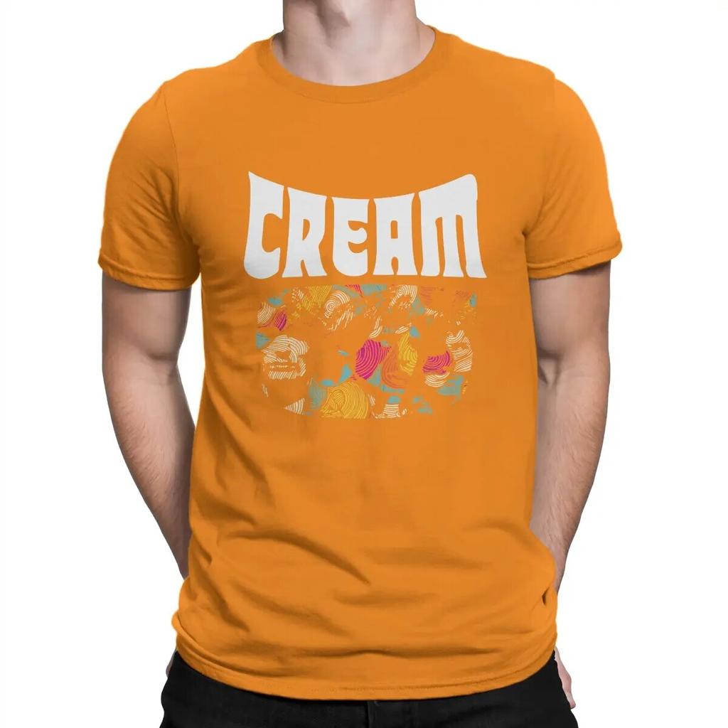 One Of The Earliest Super Rock Bands Unisex TShirt Cream O Neck Tops Fabric T Shirt Humor Top Quality Gift Idea