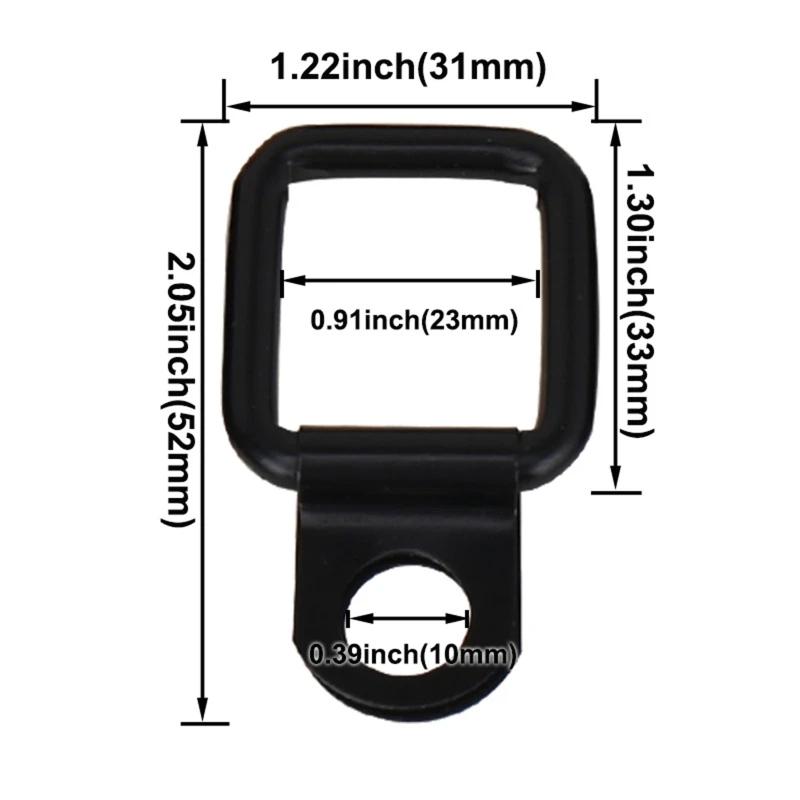 10Pcs Metal Pull Hook Anchor Cargo Tie Down Ring Retainer Fixing for Trailer,rear Box Pull Buckle Hook Modification Parts