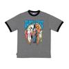 Santa Cruz Skateboards Shirt Grabke Smeltende Klok Ringer Gunmetal Heather/Zwart