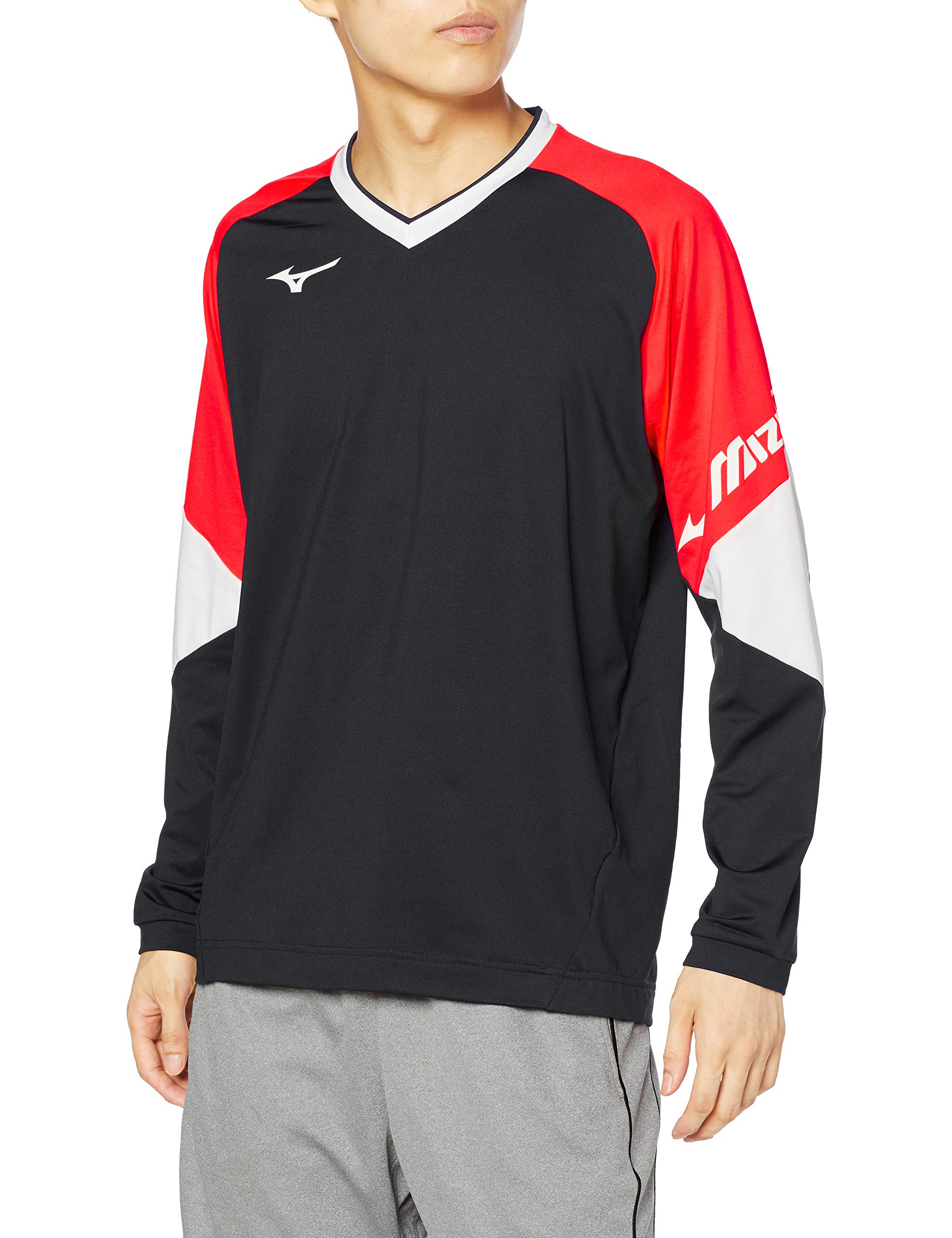 

Mizuno Tennis Light Size S Sweatshirt, 62JC0511, Black, (Japan) чёрный